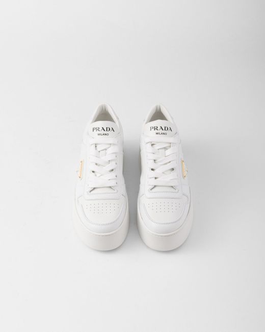 Sneakers Downtown Bold di Prada in White
