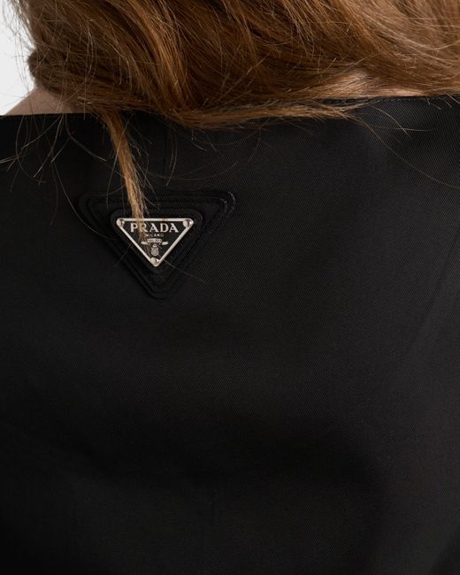 Prada Black Sleeveless Re-Nylon Dress