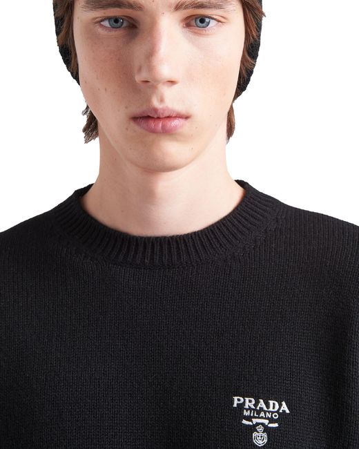 Pull En Cachemire, Homme, Taille Prada pour homme en coloris Black
