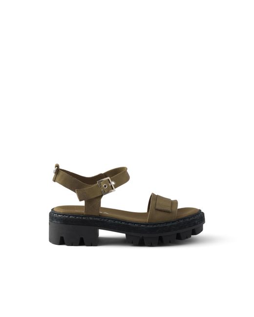 Prada Multicolor Canvas Sandals