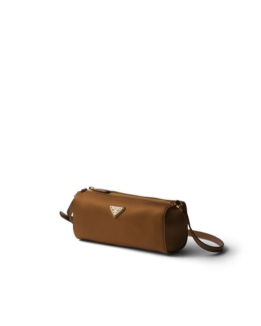 Pouch De Re-Nylon, Mujer Prada de color Brown