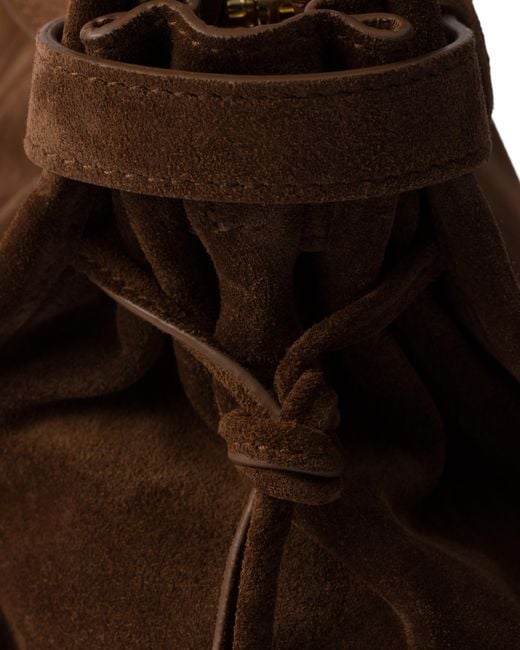 Borsa A Mano Bonnie Large di Prada in Brown