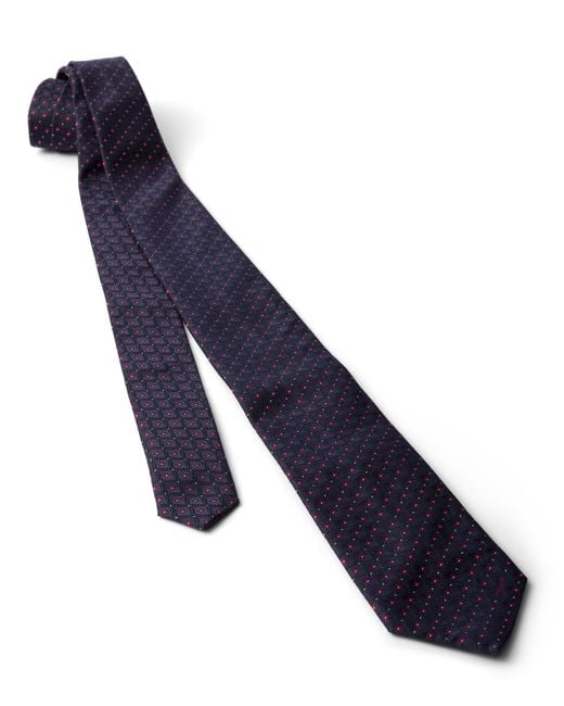 Prada Blue Silk Tie for men