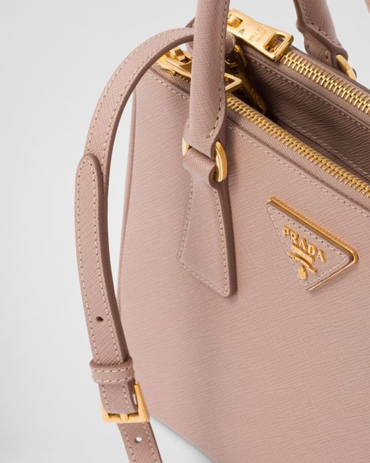 Prada Pink Small Galleria Saffiano Leather Bag