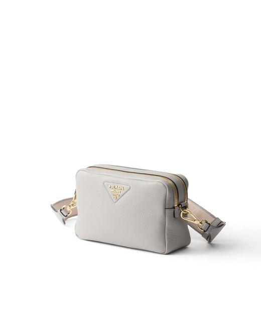 Borsa A Tracolla Small di Prada in Gray