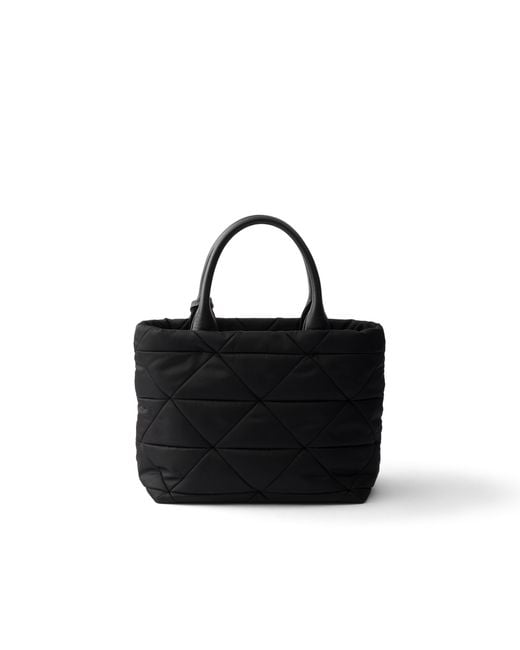 Prada Black Padded Re-Nylon Tote Bag