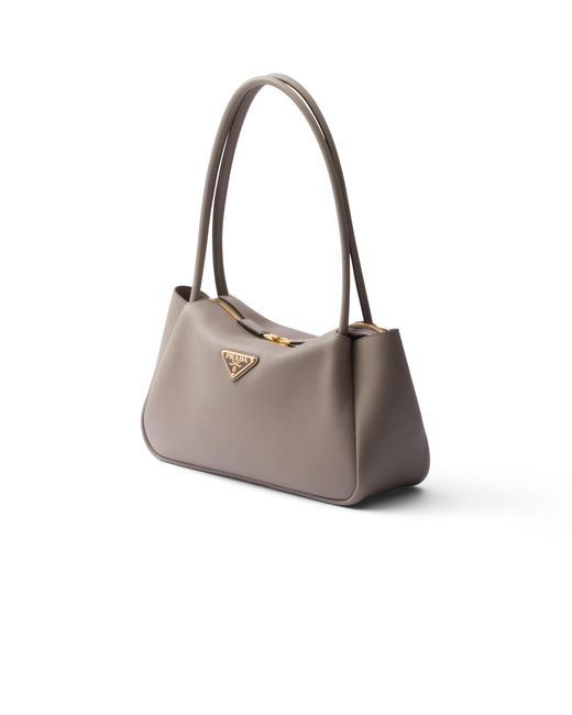 Borsa A Spalla Darling Medium di Prada in Gray