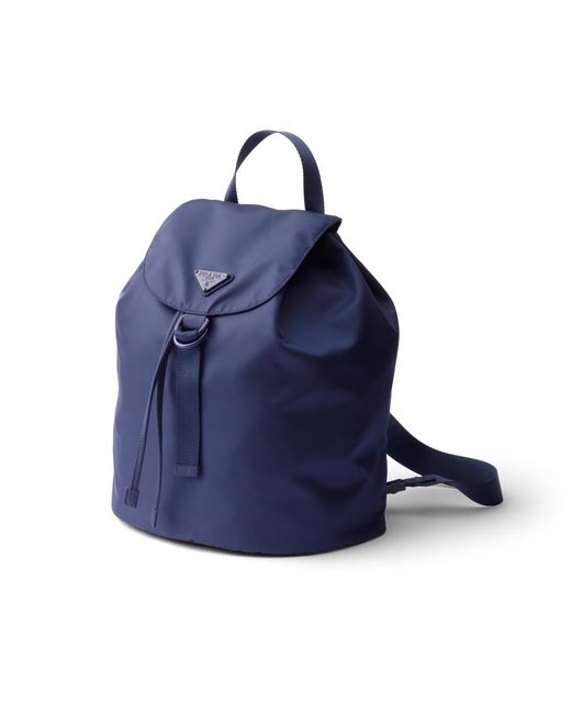 Prada Blue Re-Nylon Backpack, Baltic