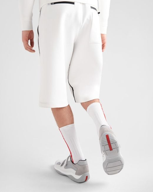 Sneakers America's Cup Original Con Strap di Prada in White da Uomo