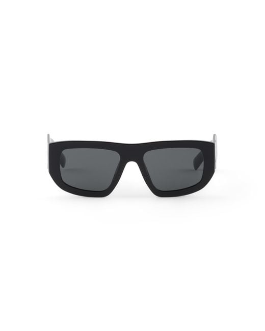 Gafas De Sol Con Logo Triangular, Mujer Prada de color Multicolor