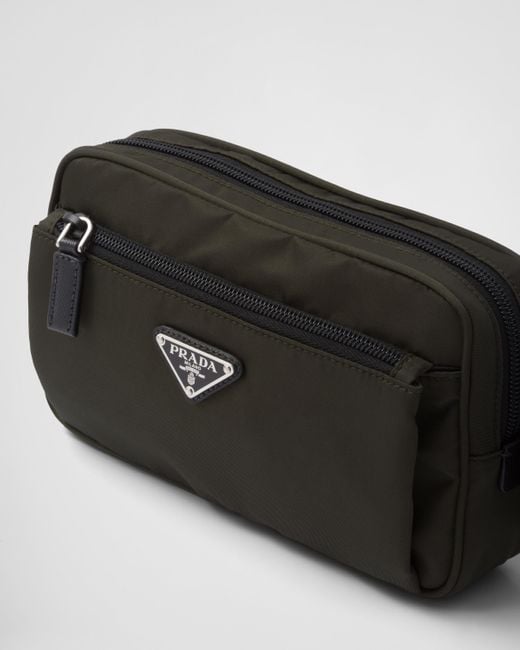 Prada Multicolor Re-Nylon And Saffiano Leather Belt Bag for men