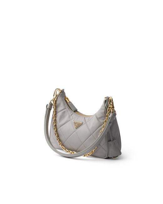 Borsa Re-Edition Mini di Prada in Gray