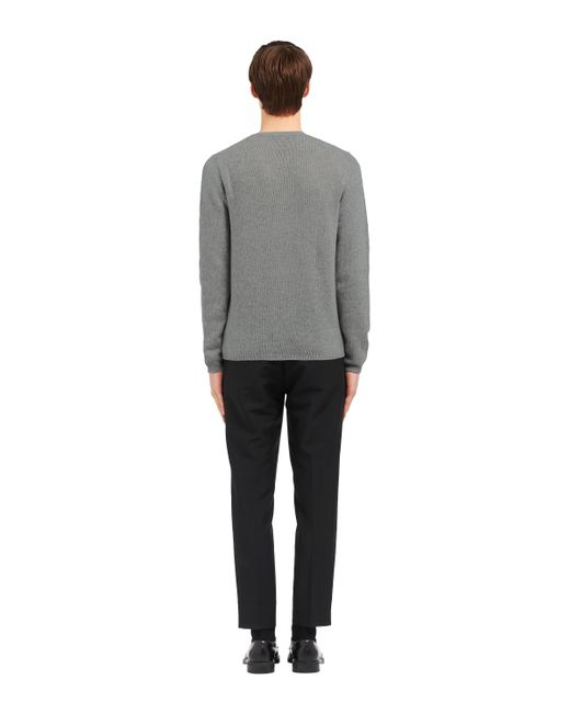 Jersey de punto Prada de hombre de color Gray