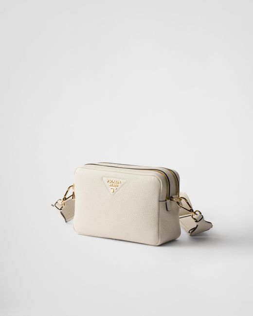 Borsa A Tracolla Small di Prada in Natural