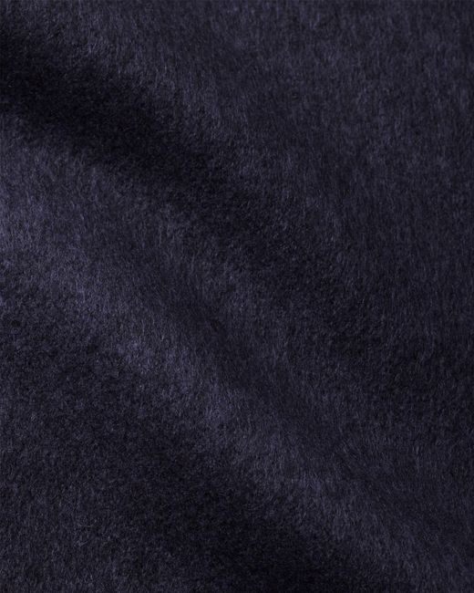 Prada Blue Silk And Cashmere Scarf