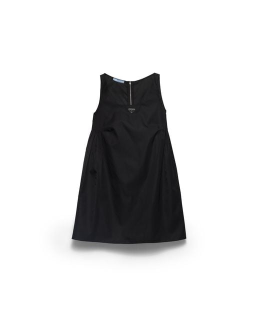 Prada Black Re-Nylon Mini-Dress