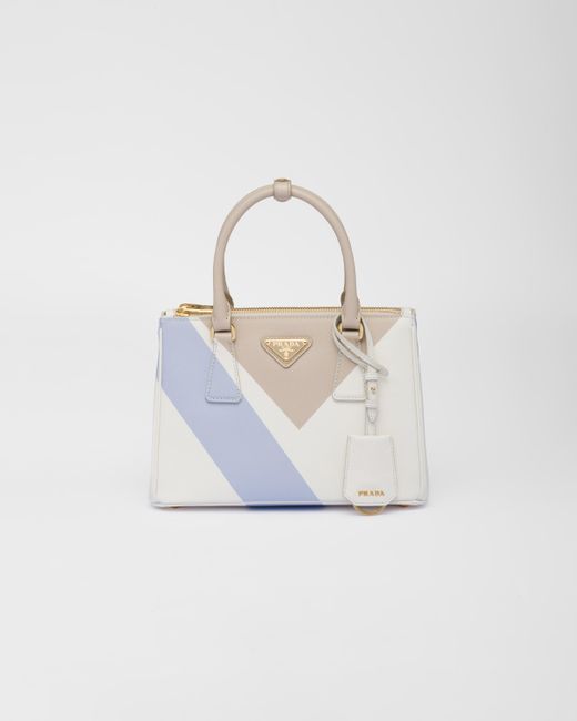 Prada White Small Galleria Saffiano Special Edition Bag