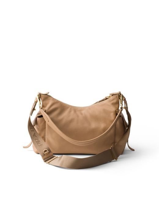 Borsa Explore Large di Prada in Natural