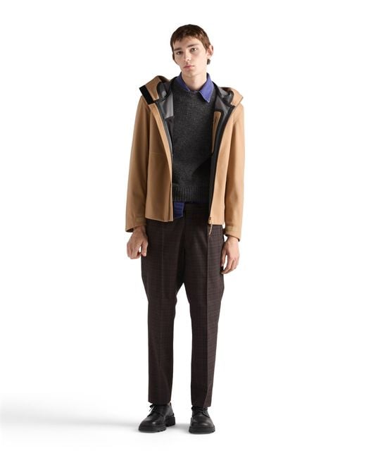 Giubbotto di Prada in Natural da Uomo