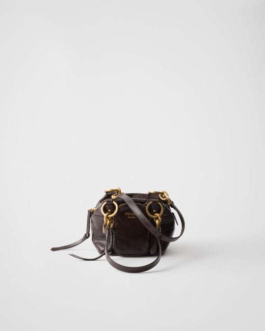 ハンドバッグ PRADA 'Dangle' top case Prada 'Dangle' Top Case in Black | Lyst