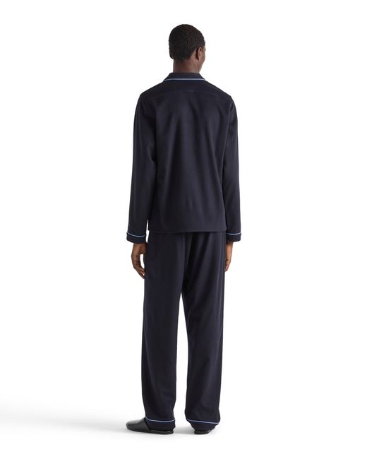 Prada Blue Cashmere Pajamas for men