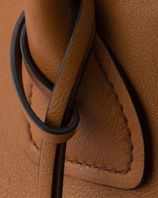 Borsa Shopping Large di Prada in Brown