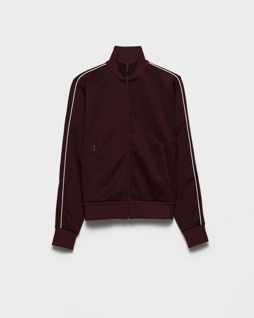 Prada Zippered Technical Fabric Track Jacket for men