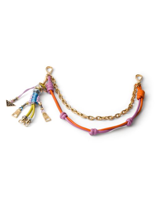 Colgante Para Bolso Pop Strings Prada de color Multicolor