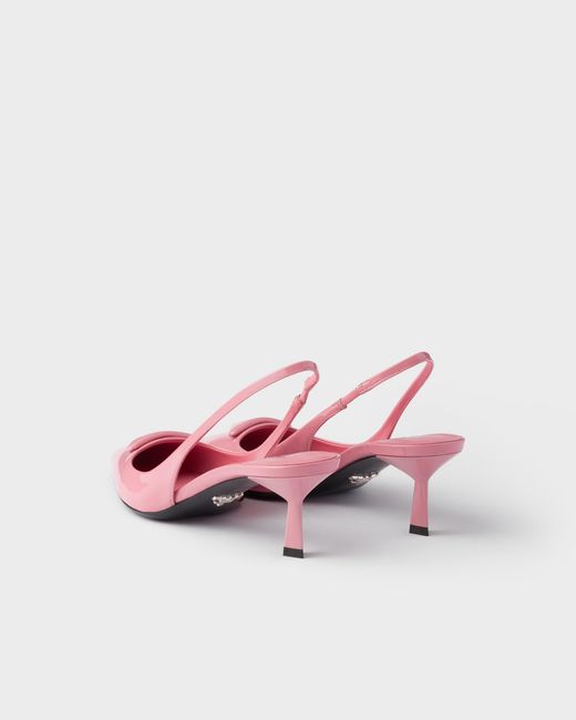 Décolleté Slingback di Prada in Pink