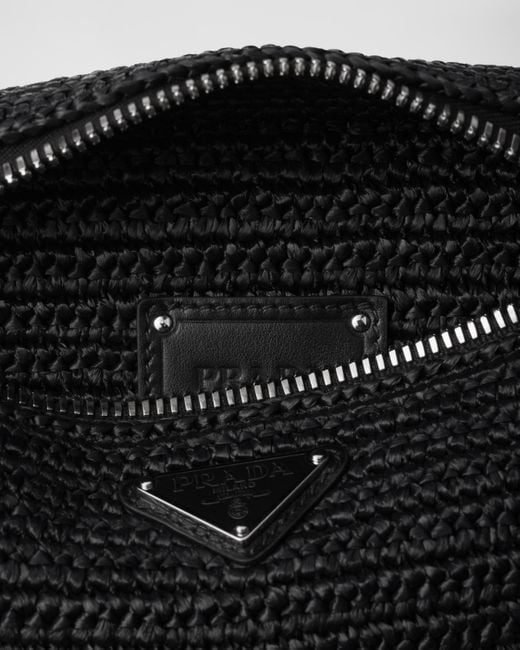Prada White Crochet Belt Bag for men