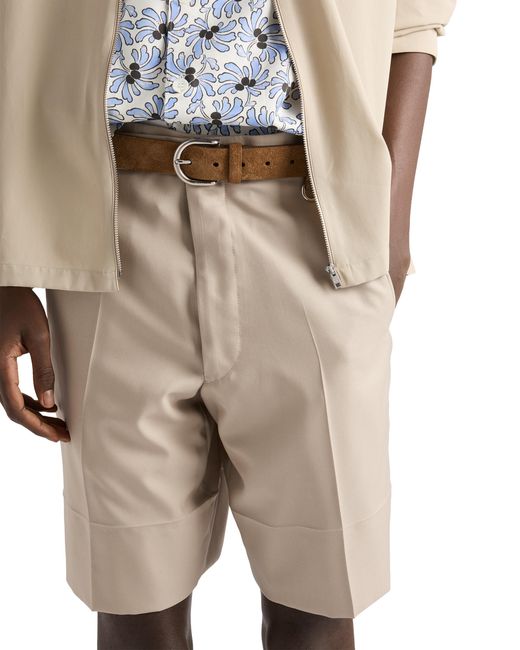 Bermuda di Prada in Natural da Uomo