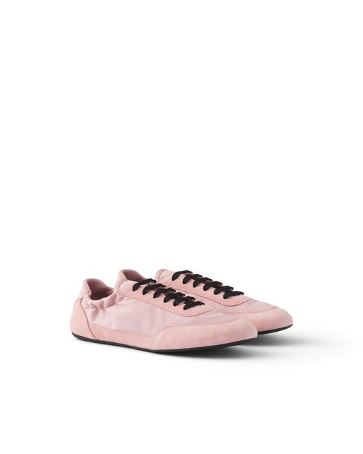 Sneakers Collapse di Prada in Pink