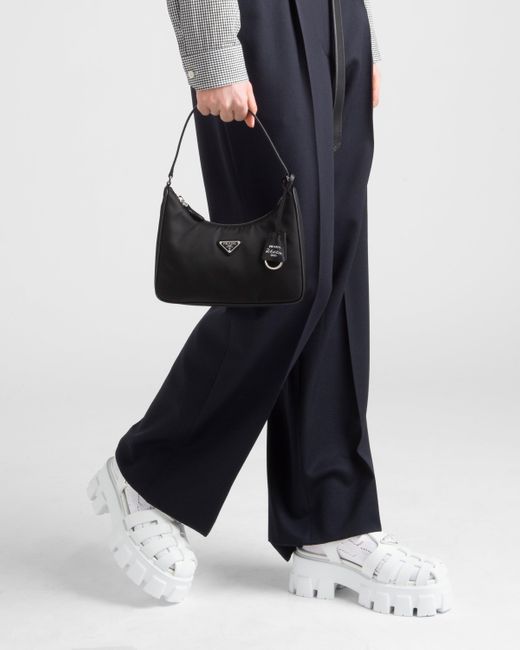 Prada Foam Rubber Sandals in White | Lyst