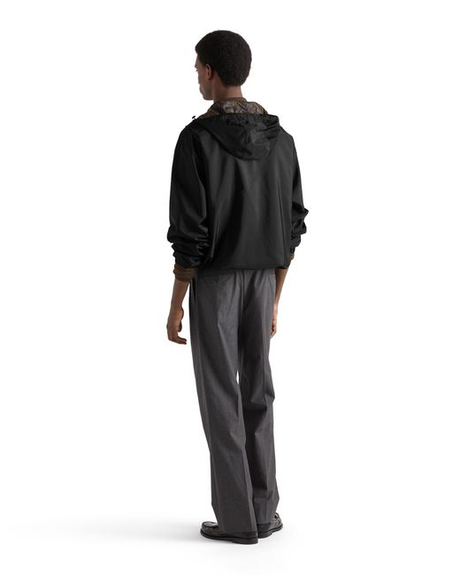 Prada Black Reversible Re-Nylon Jacket, /Forest for men