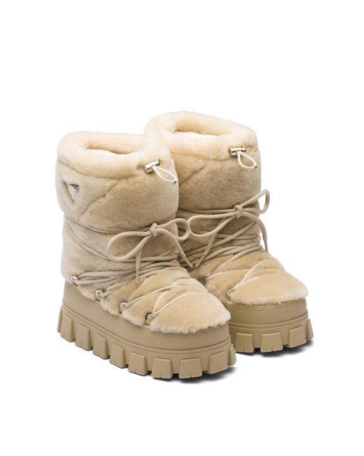 Shearling Apres Ski Boots