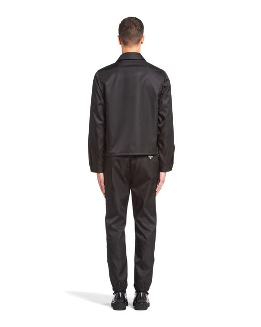 Prada Black Re-nylon Blouson Jacket for men
