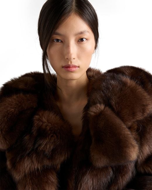 Giubbotto di Prada in Brown
