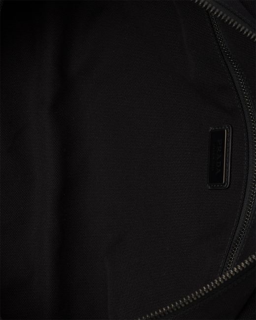 Prada Black Weekender Aus Canvas