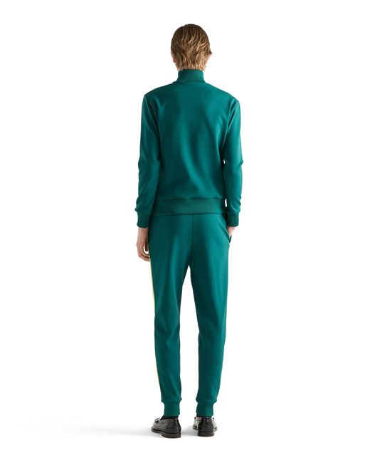 Prada Green Technical Fabric Pants for men