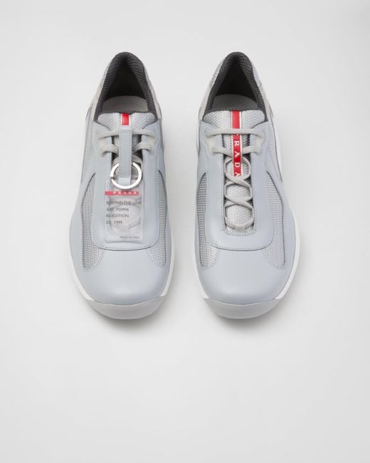 Prada White America's Cup Original Sneakers for men