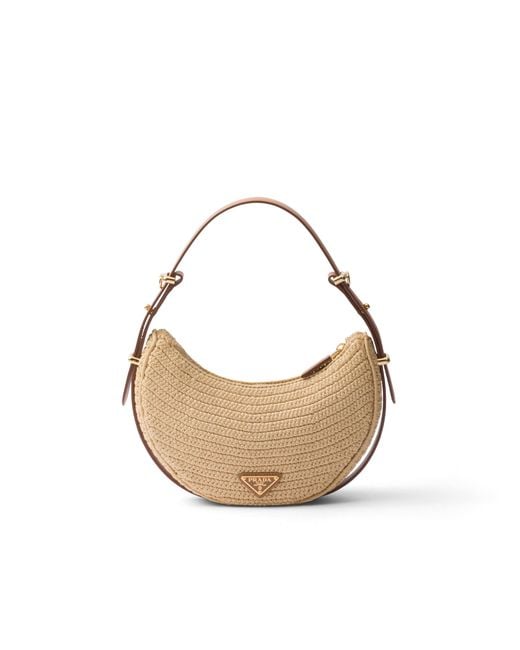 Borsa A Spalla Arqué di Prada in White