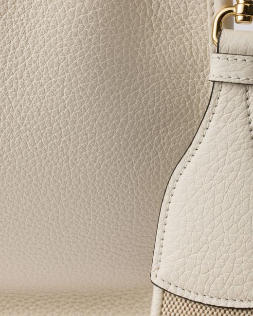Prada Natural Mini Leather Shoulder Bag