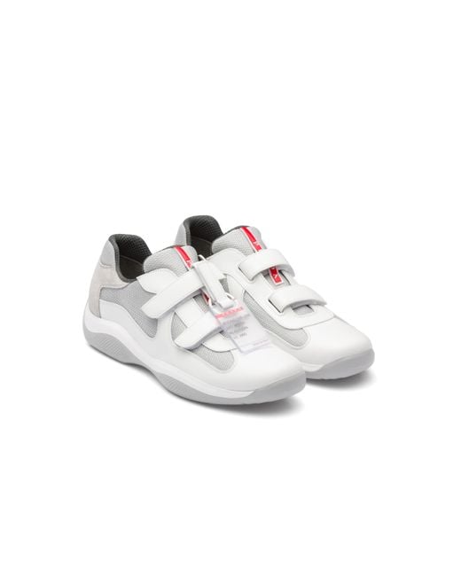 Prada White America's Cup Original Sneakers, Size 7 for men