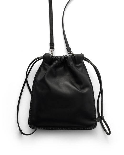 Prada Black Nappa Leather Smartphone Pouch
