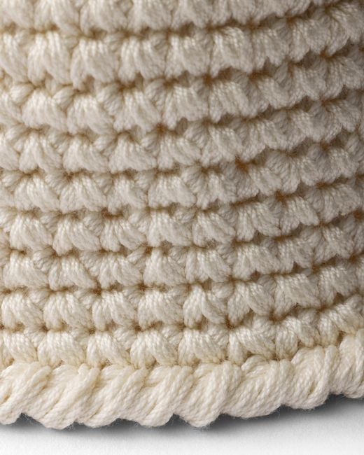 Cappello Da Pescatore di Prada in White