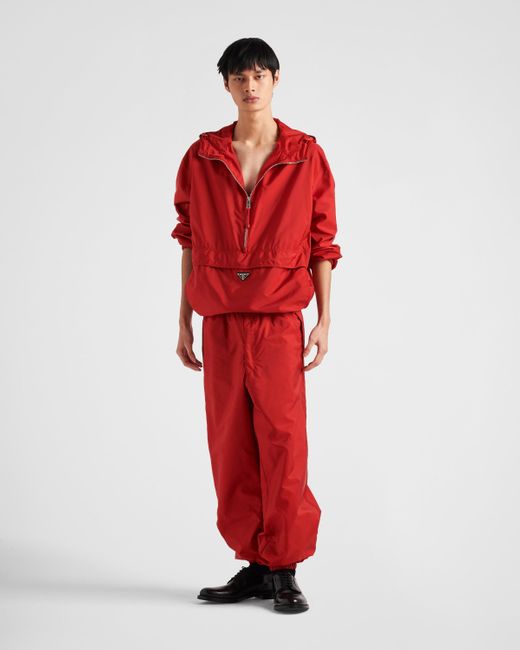 Prada Red Re-Nylon Blouson Jacket for men