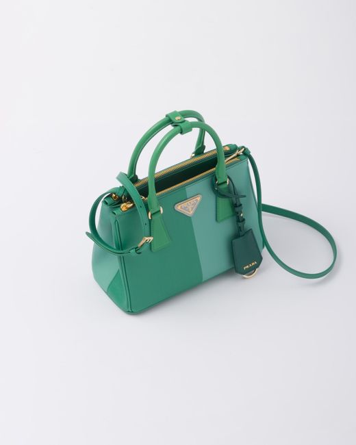 Prada Green Small Galleria Saffiano Special Edition Bag