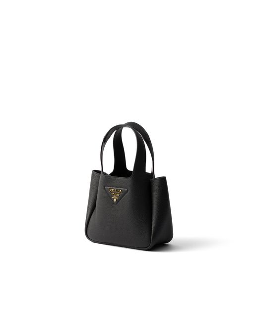 Prada Black Liaison Mini Leather Handbag