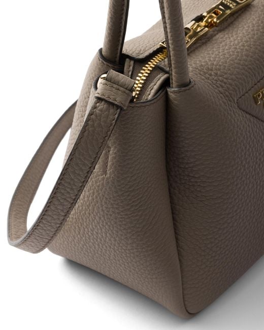 Borsa A Mano Liaison Mini di Prada in White