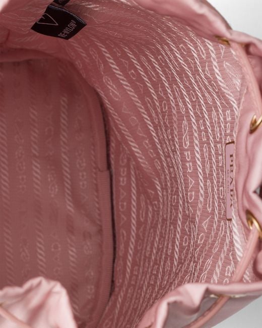 Prada Pink Re-Nylon Pouch, Pesco